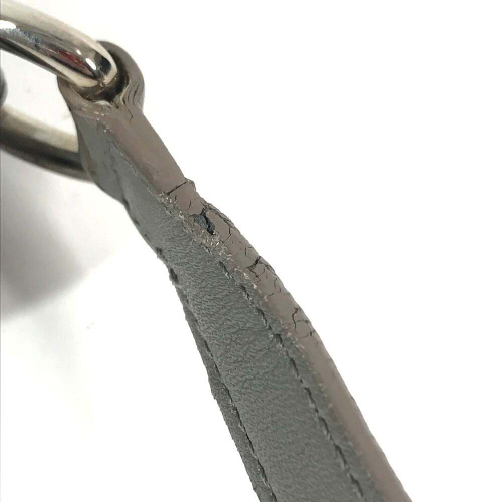 CHRISTIAN DIOR Gray Leather Pochette Shoulder Bag - Picture 6 of 14